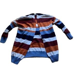 Zesica open front striped cardigan size M
